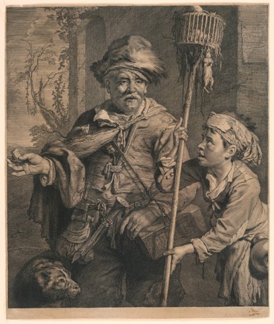 Der Rattenfänger von Cornelis Visscher