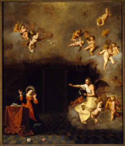 Verkündigung an Maria von Cornelis van Poelenburgh