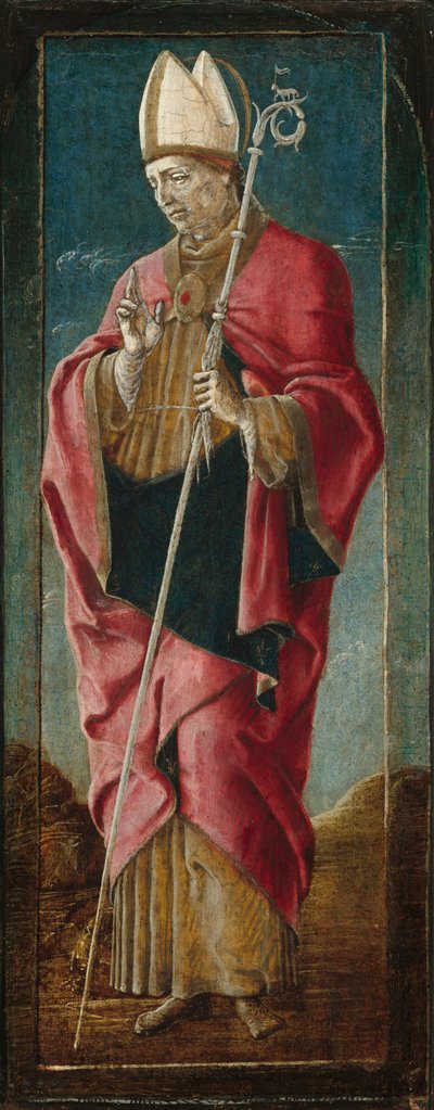 Heiliger Ludwig von Toulouse, ca. 1470-1480 von Cosmè Tura