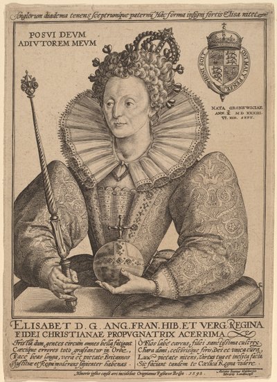 Elisabeth, Königin von England von Crispijn de Passe I