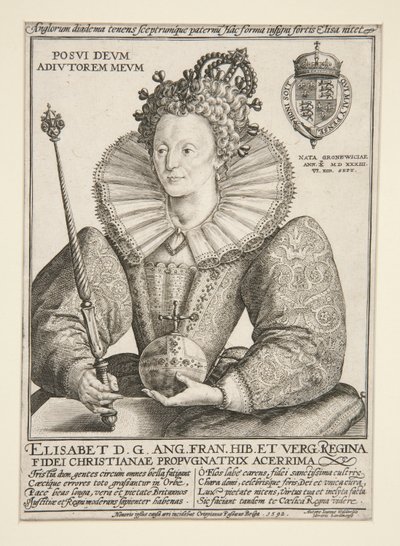 Elizabeth, Königin von England von Crispijn de Passe the Elder