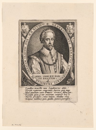 René de Laudonnière von Crispijn van de Passe I