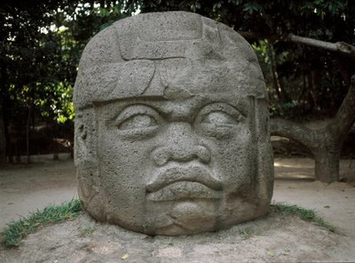 Kolossaler Kopf von Culture Olmec