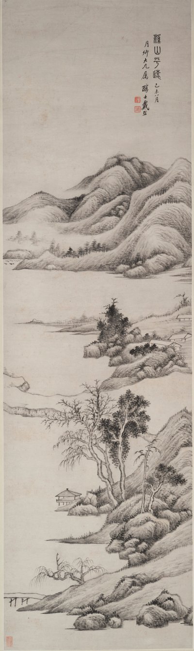 Ferne Bäche und Berge von Dai Xi