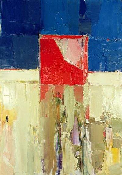 Roter Würfel von Daniel Cacouault