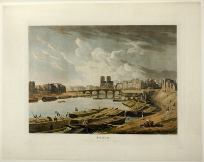 Paris, Notre Dame von der Île Louvier aus gesehen von Daniel Havell