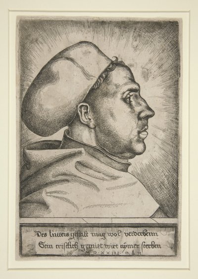 Martin Luther, 1523 von Daniel Hopfer