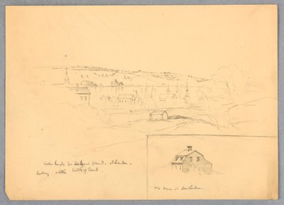 Blick auf Groton Heights von New London von Daniel Huntington