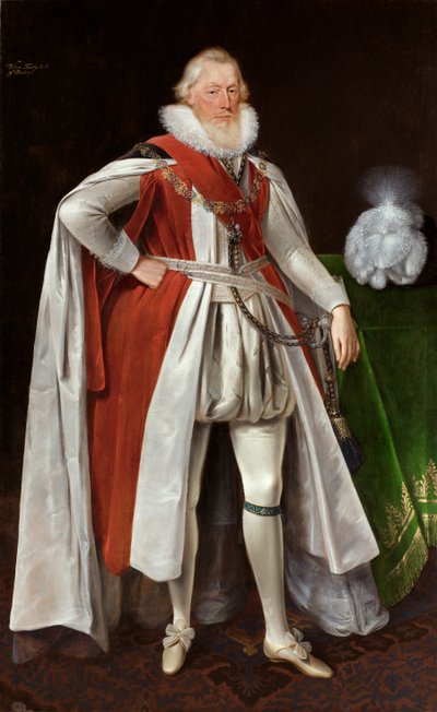 William Knollys, 1. Earl of Banbury von Daniel Mytens