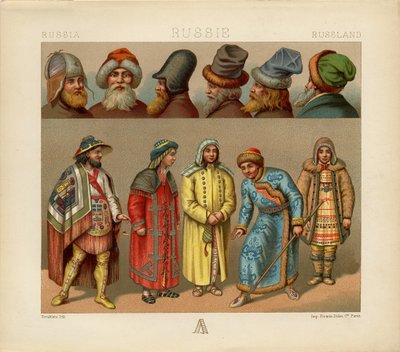 Russische Tracht, 1880 von Daniel Urrabieta Vierge