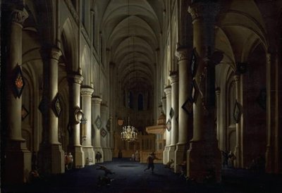 Innenraum einer Kirche von Daniel de Blieck