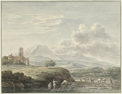 Italienische Landschaft von Daniël Dupré