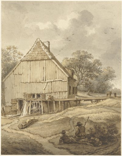 Ansicht an der Klingelbeek bei Arnhem von Daniël Kerkhoff