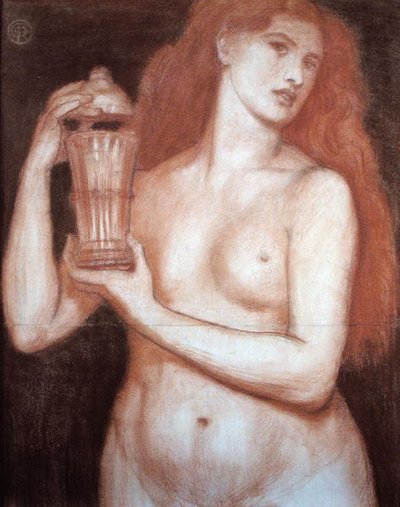 Pandora von Dante Gabriel Charles Rossetti