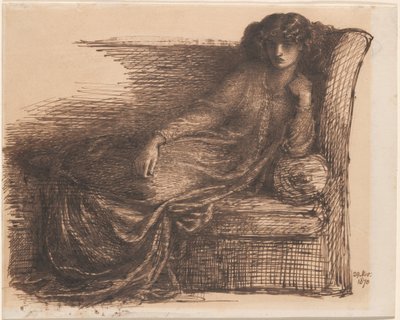 Jane Morris von Dante Gabriel Rossetti
