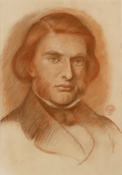 Porträt von John Ruskin, 1861 von Dante Gabriel Rossetti