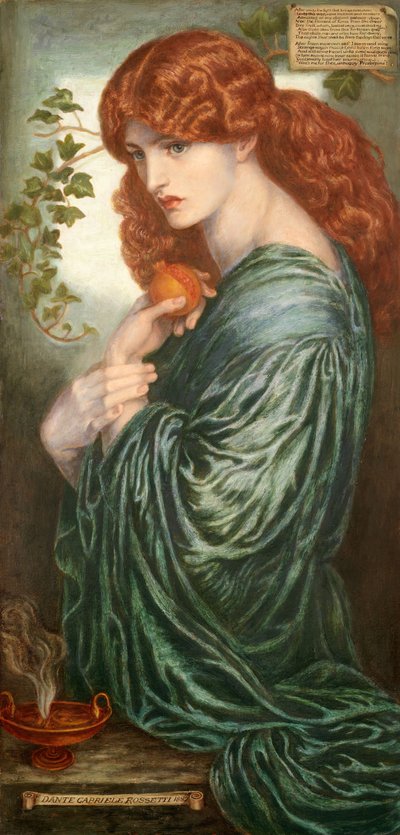 Proserpina, 1882 von Dante Gabriel Rossetti