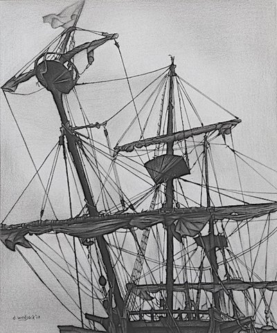 Ghostly Galleon, 2017 von Darrell Windjack
