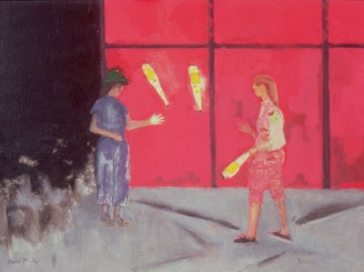 Jongleure am Beaubourg von David Alan Redpath Michie
