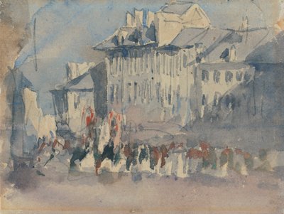 Eine religiöse Prozession von David Cox