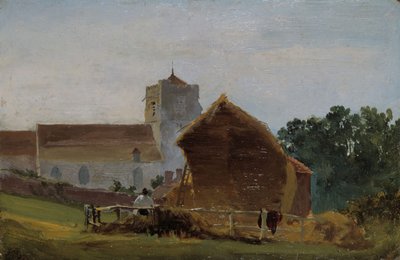 Allerheiligenkirche, Hastings, 1812 von David Cox the elder