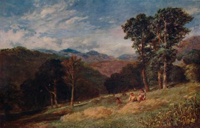 Heuernte, in der Nähe von Conway, ca. 1852 von David Cox the elder