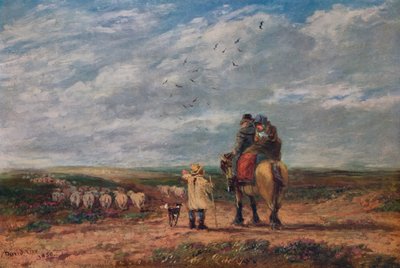 Die Kreuzung, 1850 von David Cox the elder