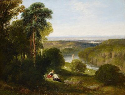 Der Wyndcliffe, Fluss Wye, 1842 von David Cox the elder
