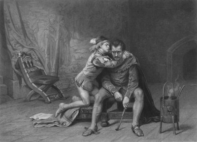 Prinz Arthur und Hubert König Johann, ca. 1870 von David Desvachez