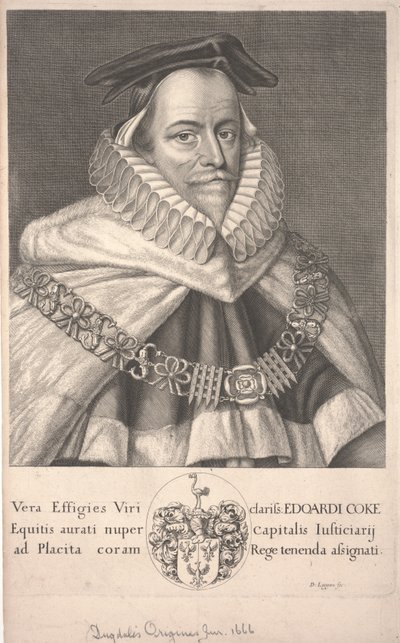 Edward Coke von David Loggan