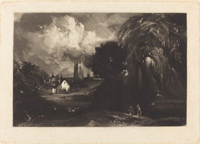 Stoke-by-Neyland von David Lucas after John Constable