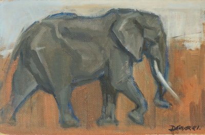 Bullenelefant, 2019 von David Mayer