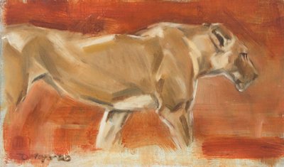 Löwin, 2019 von David Mayer