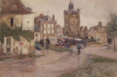 Markttag in Genilly, Frankreich von David Murray