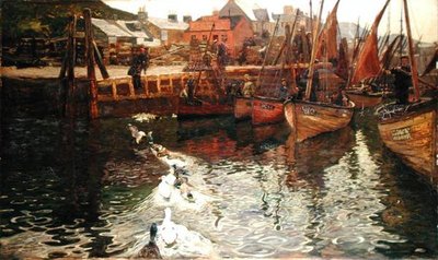 Tarbert Hafen von David Murray