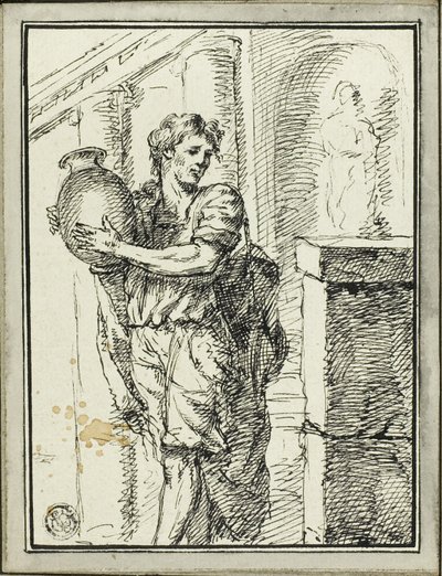 Mann mit Krug von David Pièrre Giottino Humbert de Superville