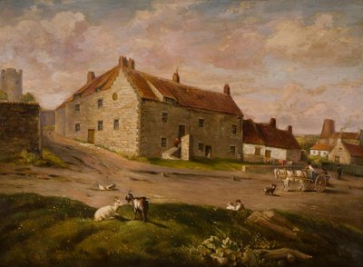 Carr Hill Alte Häuser, 1900 von David Pringle