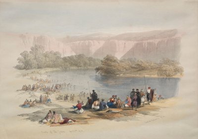 Ufer des Jordan von David Roberts