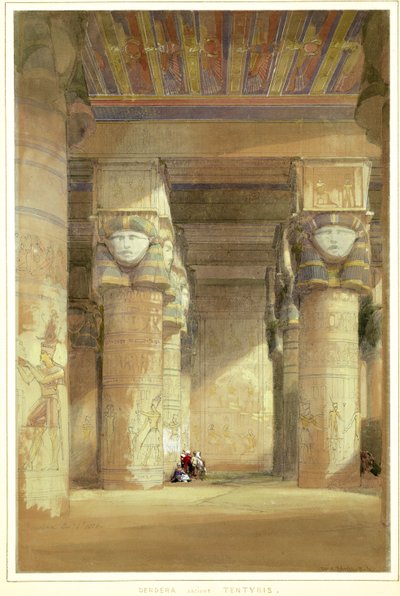 Dendera, antikes Tentyris von David Roberts