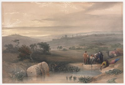 Jerusalem von Norden, 1839 von David Roberts