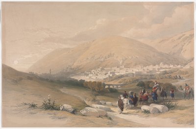 Nablus, das antike Sichem von David Roberts