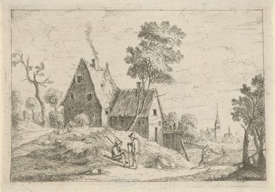 Landschaft mit einem Haus von David Teniers (II)