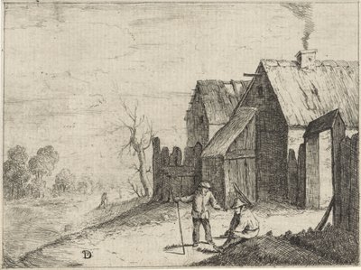 Zwei Bauern im Gespräch von David Teniers (II)