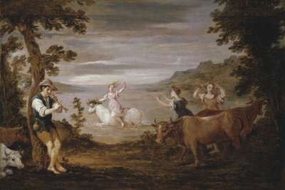 Der Raub der Europa, 1654-56 von David Teniers II
