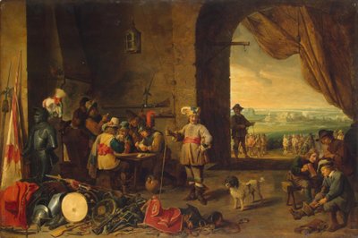 Wachstube von David Teniers the Younger