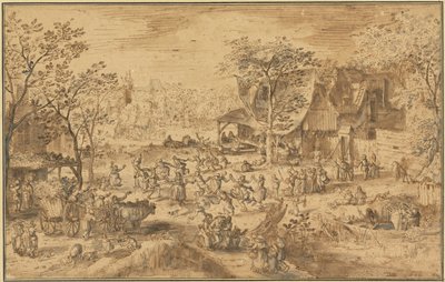 Bauernkirmes von David Vinckboons
