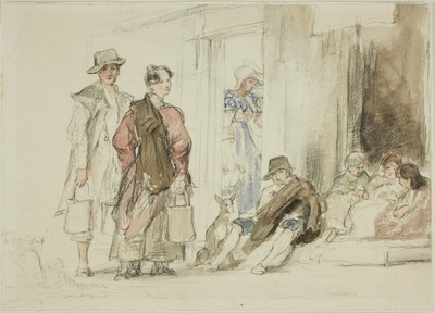 Figuren nahe der Tür von David Wilkie