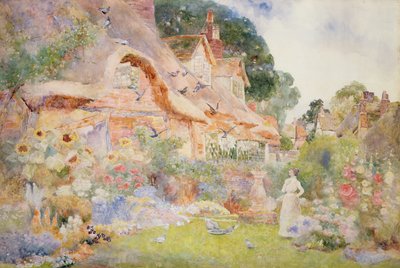 Tauben beobachten, 1905 von David Woodlock
