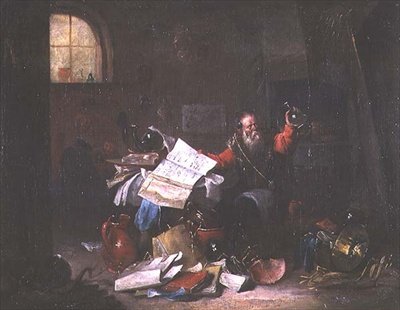 Der Alchemist von David the Elder Teniers