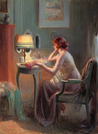 Reflexionen bei Lampenlicht von Delphin Enjolras